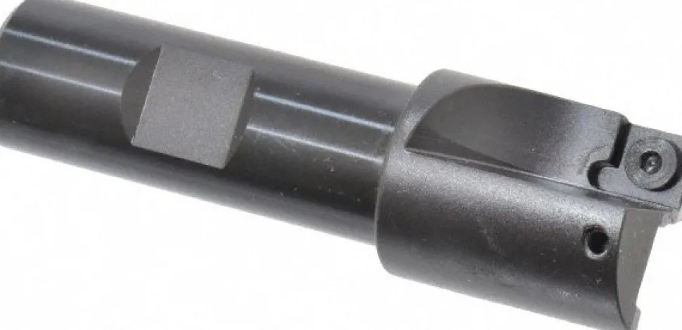 Indexable Square-Shoulder End Mill: KICR100SP30, 1" Cut Dia, 8.64 mm Max Depth of Cut, 3/4" Dia Cylindrical Shank