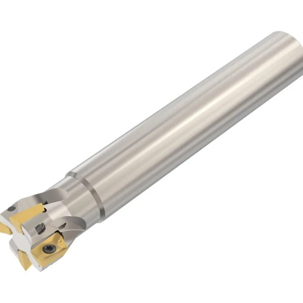 Indexable Square-Shoulder End Mill: R217.69-01.50-0-184LAN, 1-1/2" Cut Dia, 0.669" Max Depth of Cut, 1-1/4" Dia Cylindrical Shank