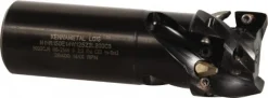 Indexable Square-Shoulder End Mill: 150E14W125Z3L300C12, 1-1/2" Cut Dia, 2.13" Max Depth of Cut, 1-1/4" Dia Weldon Flat Shank