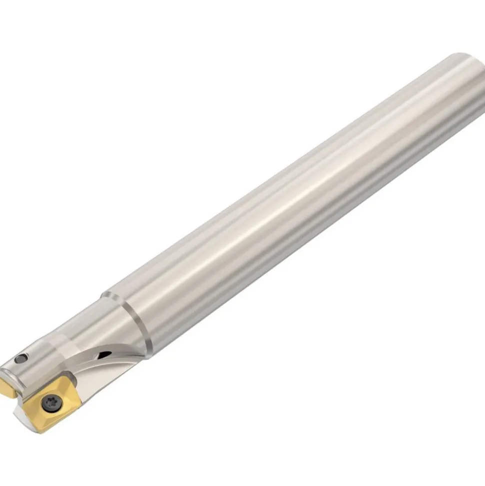 Indexable Square-Shoulder End Mill: R217.69-00.625-0-10-2A, 5/8" Cut Dia, 0.354" Max Depth of Cut, 5/8" Dia Cylindrical Shank
