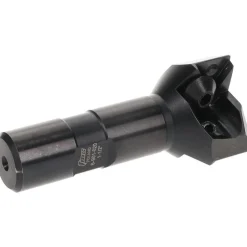 Indexable Square-Shoulder End Mill: 1-1/2X3/4" SHK, 1-1/2" Cut Dia, 0.656" Max Depth of Cut, 3/4" Dia Weldon Flat Shank