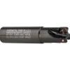 Indexable Square-Shoulder End Mill: KISR075AD160F3, 3/4" Cut Dia, 0.357" Max Depth of Cut, 3/4" Dia Weldon Flat Shank