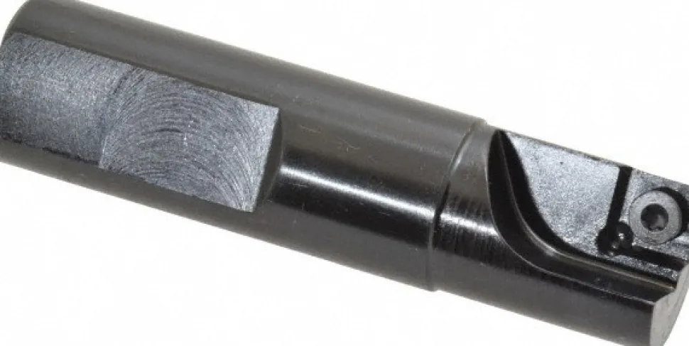 Indexable Square-Shoulder End Mill: .750 X .750 SH.DRM-030, 3/4" Cut Dia, 0.34" Max Depth of Cut, 3/4" Dia Flatted Shank