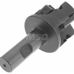Indexable Square-Shoulder End Mill: EM-20-34 2X3/4, 2" Cut Dia, 0.65" Max Depth of Cut, 3/4" Dia Weldon Flat Shank