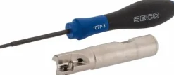Indexable Square-Shoulder End Mill: R217.69-00.625-3-10-2A, 5/8" Cut Dia, 0.354" Max Depth of Cut, 5/8" Dia Weldon Flat Shank