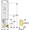 Indexable Square-Shoulder End Mill: R217.69-01.00-3-18-2AN, 1" Cut Dia, 0.669" Max Depth of Cut, 1" Dia Weldon Flat Shank