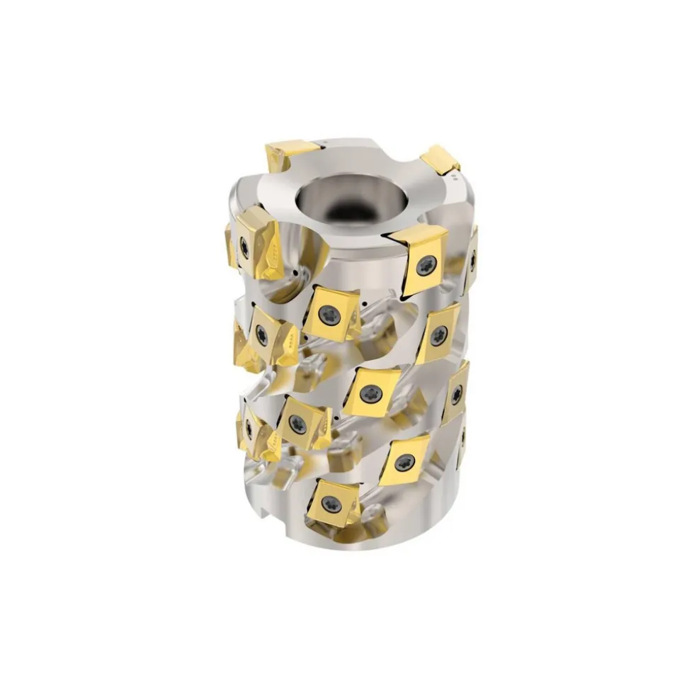 Indexable Square-Shoulder Face Mill: R220.9402.503.18LO124A, 2-1/2'' Cut Dia, 1.0000" Arbor Hole Dia, 3.1890" Max Cutting Depth