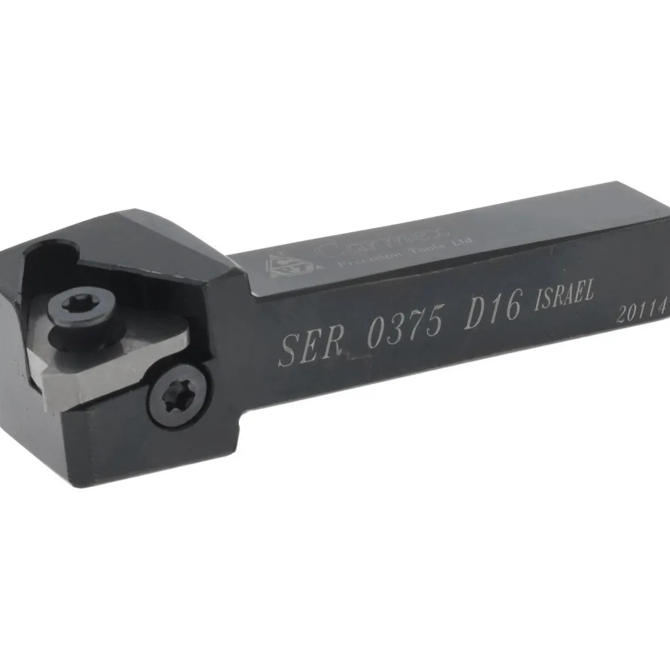 Indexable Threading Toolholder: External, Right Hand, 0.38 x 3/8" Shank