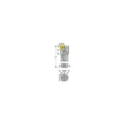 Indexable Threading Toolholder: Internal, Right Hand, 1.339 x 1.427" Shank