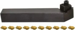 Indexable Threading Toolholder: External, Right Hand, 1/2 x 1/2" Shank