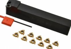 Indexable Threading Toolholder: External, Right Hand, 1 x 1" Shank