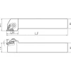 Indexable Threading Toolholder: External, Right Hand, 1 x 1" Shank