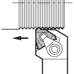 Indexable Threading Toolholder: External, Right Hand, 1 x 1