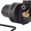 Indexable Threading Toolholder: External, Right Hand, Uses 1.5 Inserts, 40.01 x 40.01 mm Shank