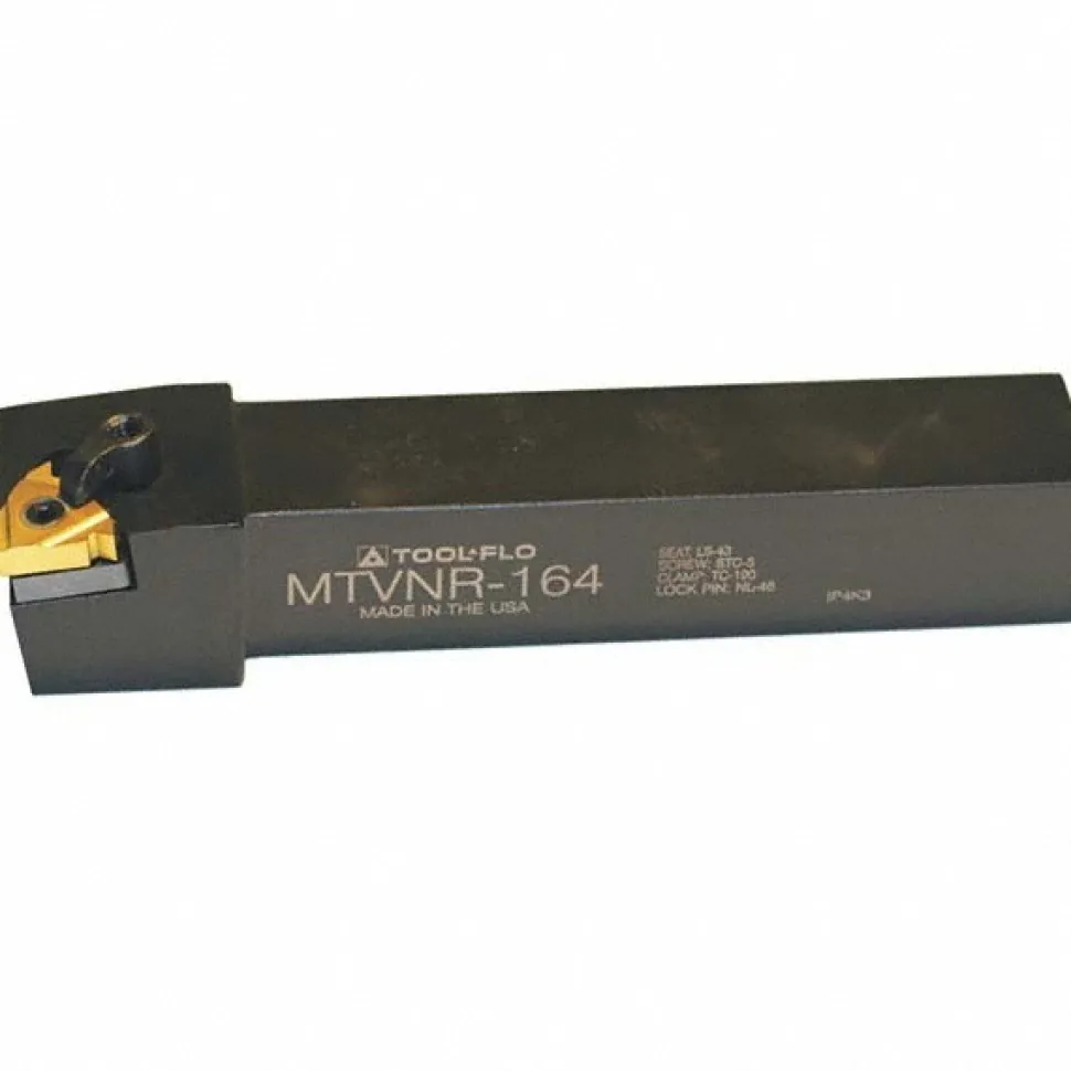 Indexable Threading Toolholder: External, Right Hand, 1-1/4 x 1-1/4" Shank