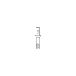 Indexable Thread Mill: 0.87" Cut Dia, 2.56" Max Hole Depth, Solid Carbide & Steel