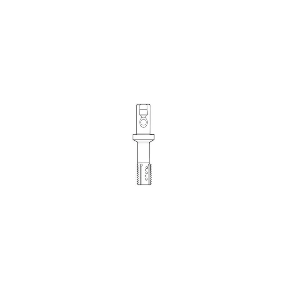 Indexable Thread Mill: 0.87" Cut Dia, 2.56" Max Hole Depth, Solid Carbide & Steel