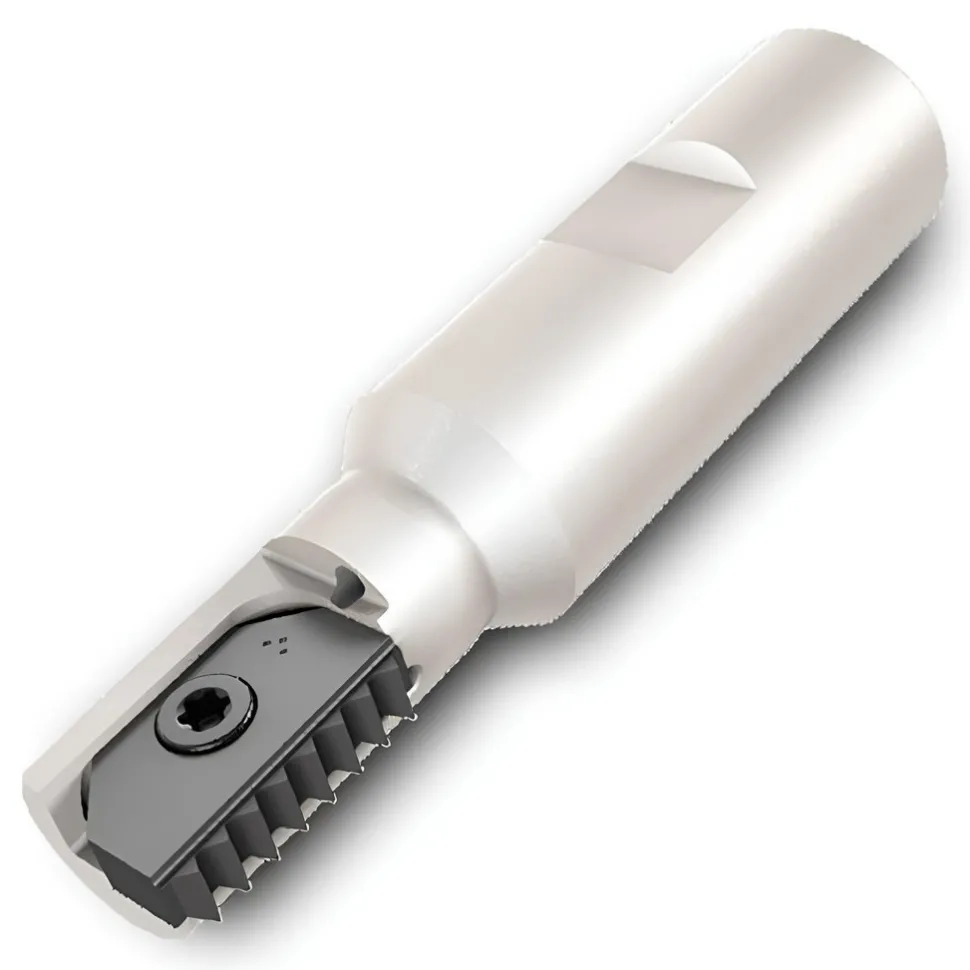 Indexable Thread Mill: 0.79" Cut Dia, 1.57" Max Hole Depth, Internal & External, Steel