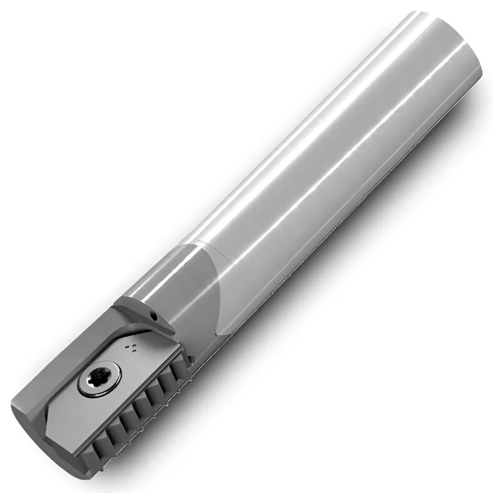 Indexable Thread Mill: 0.62" Cut Dia, 0.551" Max Hole Depth, Internal & External, Solid Carbide