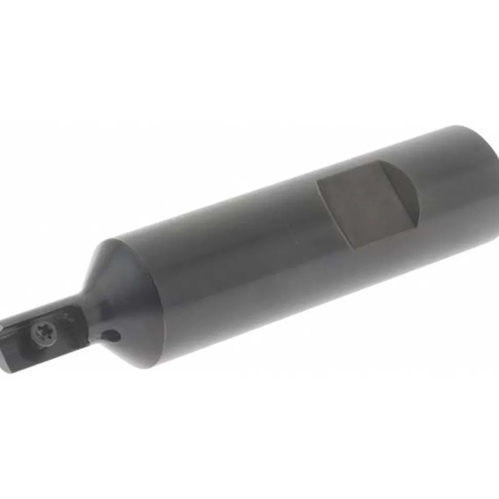 Indexable Thread Mill: 0.37" Cut Dia, 0.51" Max Hole Depth, Alloy Steel