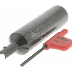 Indexable Thread Mill: 0.39" Cut Dia, 0.51" Max Hole Depth, Alloy Steel
