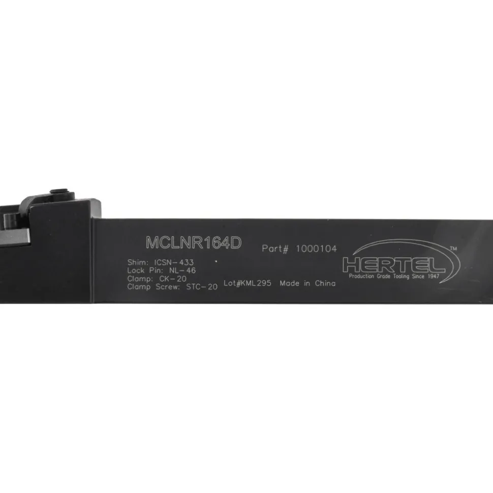 Indexable Turning Toolholder: MCLNR & L164D, Clamp & Screw