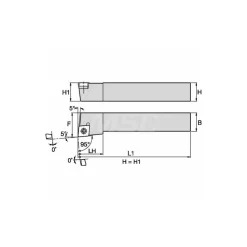 Indexable Turning Toolholder: SCLCR & L062, Screw
