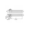 Indexable Turning Toolholder: MCLNR & L083A, Clamp & Screw