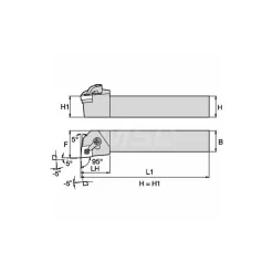 Indexable Turning Toolholder: MCLNR & L083A, Clamp & Screw