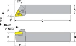 Indexable Turning Toolholder: Clamp & Pin