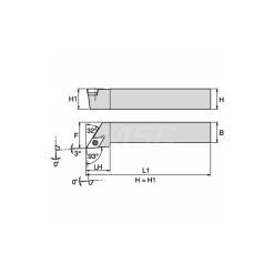 Indexable Turning Toolholder: SDJCR & L123, Screw