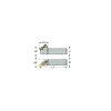 Indexable Turning Toolholder: Clamp & Pin
