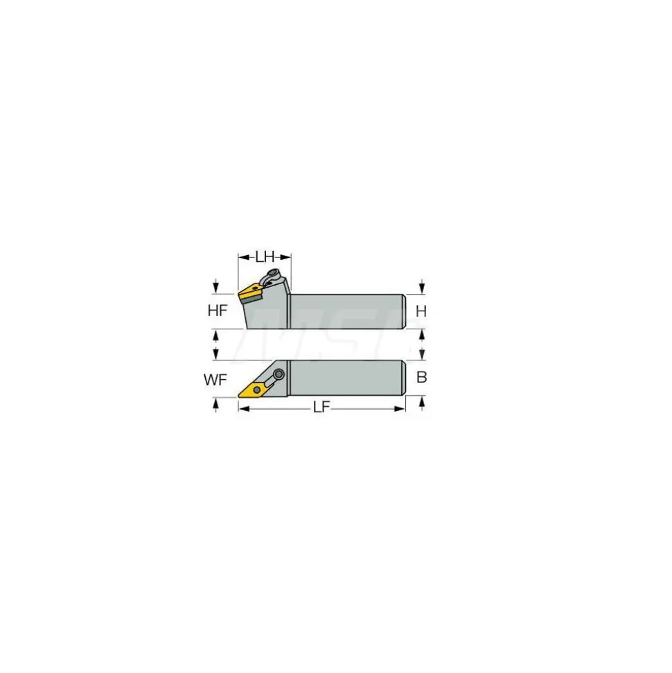 Indexable Turning Toolholder: Clamp & Pin