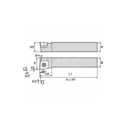 Indexable Turning Toolholder: SCLPR & L083V, Screw