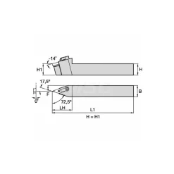 Indexable Turning Toolholder: MVVNN163D, Clamp & Screw