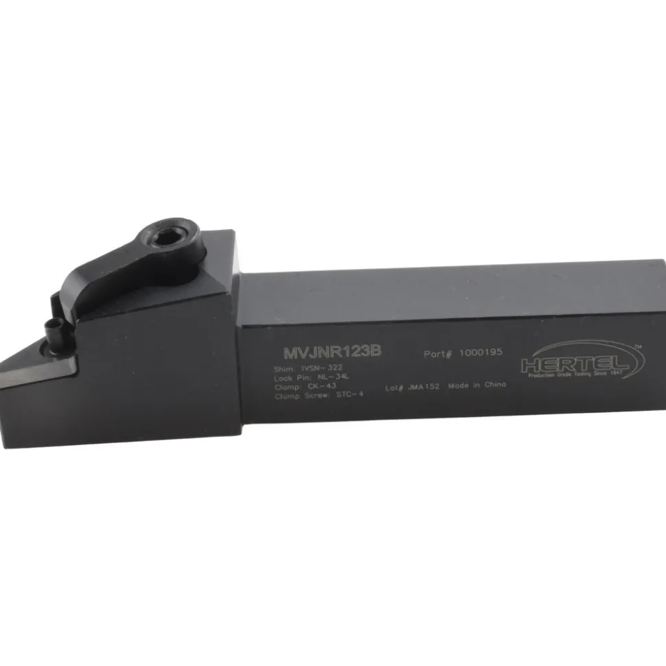 Indexable Turning Toolholder: MVJNR & L123B, Clamp & Screw