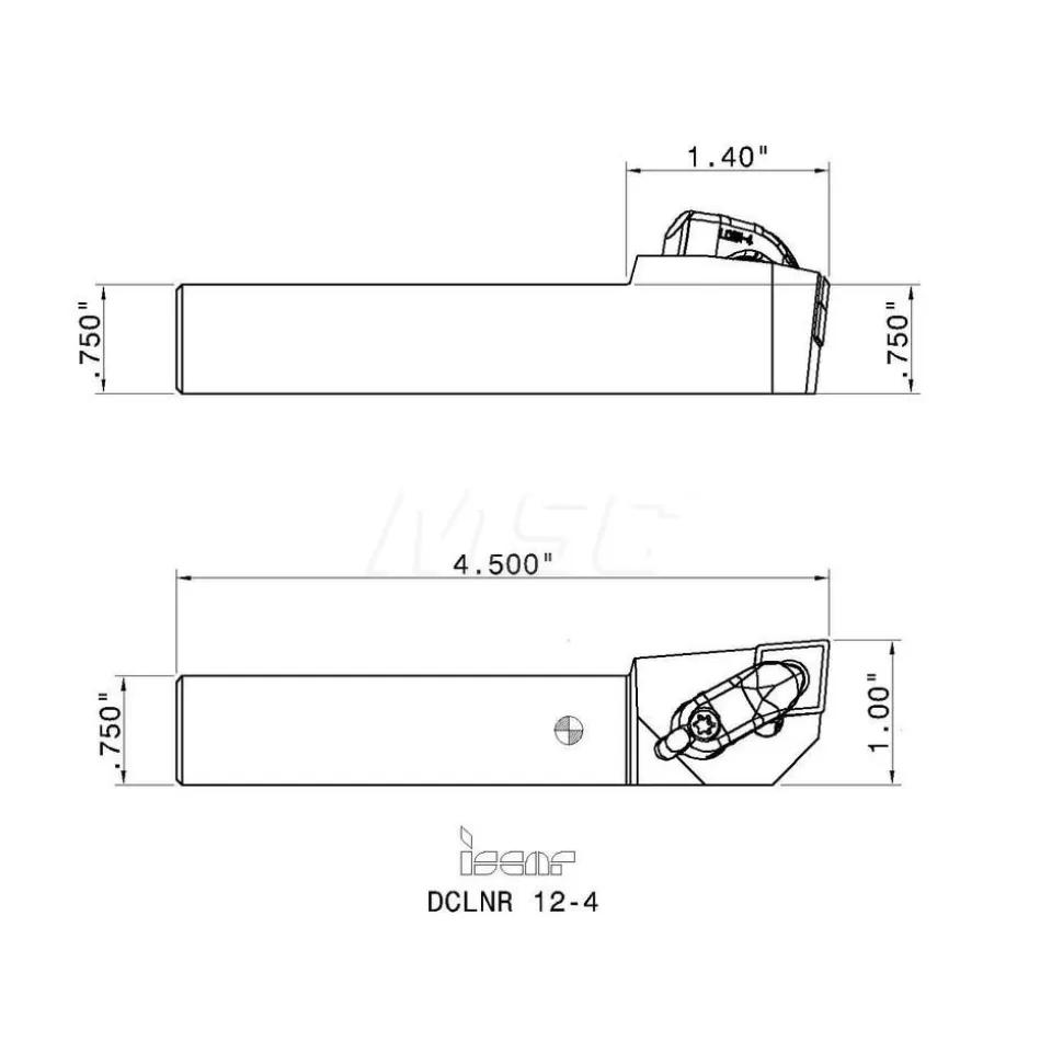 Indexable Turning Toolholder: Clamp