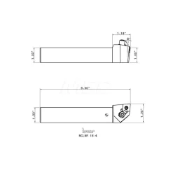 Indexable Turning Toolholder: Clamp & Pin
