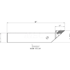 Indexable Turning Toolholder: SVJNR & L162.5, Screw