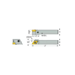 Indexable Turning Toolholder: Lever