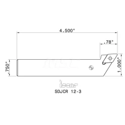 Indexable Turning Toolholder: Screw