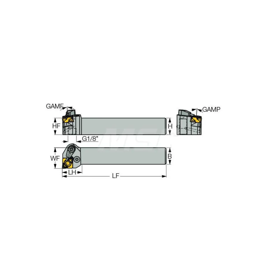 Indexable Turning Toolholder: Lever