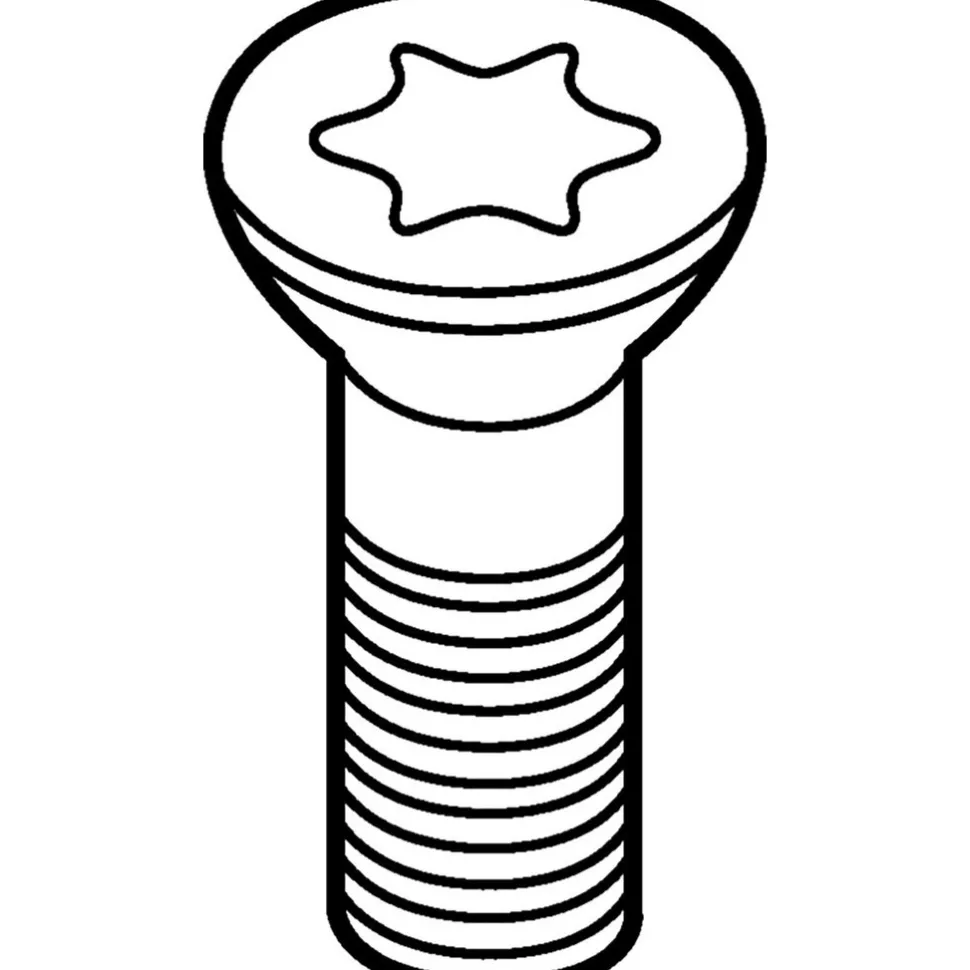Insert Screws for Indexables: T7 TORX®, M2.5 x 0.45 Thread