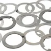 1-1/2" Inside Dia, 2-1/8" Outside Dia, 3/8" Keyway Width, Steel Machine Tool Arbor Spacer Set