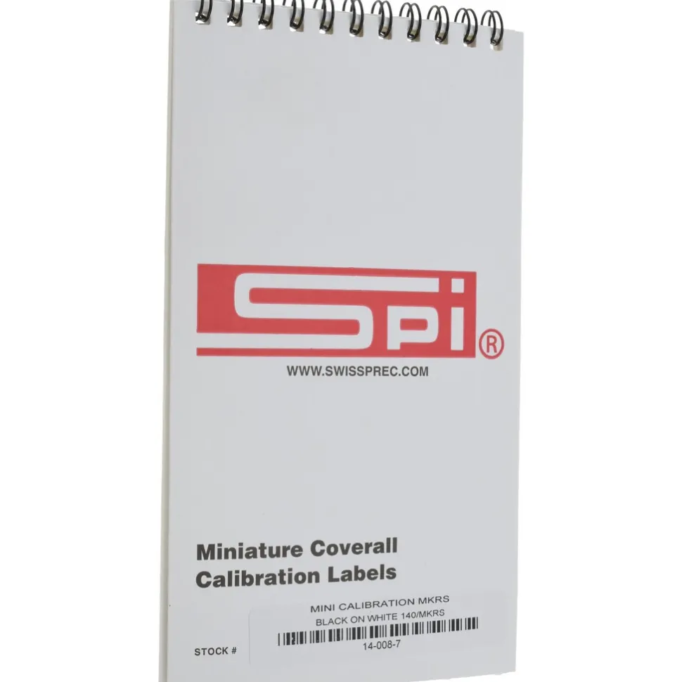 Inspection & Quality Label: "Calibration I.D. No.__ By__Date__Due__", Rectangle, 1" Wide