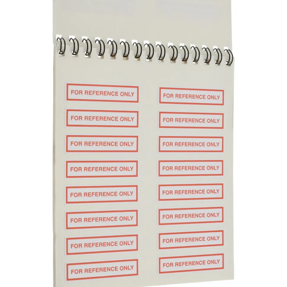 Inspection & Quality Label: "For Reference Only __BY__DATE__", Rectangle, 2" Wide