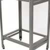 Inspection Surface Plate Stand: Stationary, Steel, 24.0000" Plate Length, 36" High