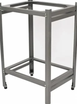 Inspection Surface Plate Stand: Stationary, Steel, 24.0000" Plate Length, 36" High