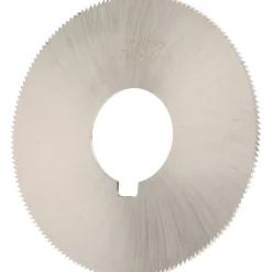 Jeweler's Saw: 3" Dia, 0.057" Thick, 1" Arbor Hole, 168 Teeth, High Speed Steel