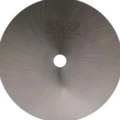 Jeweler's Saw: 5" Dia, 0.035" Thick, 1/2" Arbor Hole, 280 Teeth, High Speed Steel